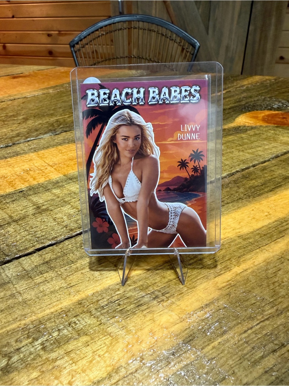 Livvy Dunne Beach Babes Collectible Card - White Bikini